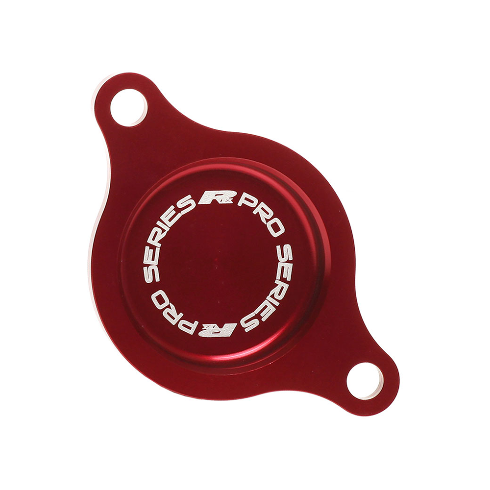 Oil Filter Cover Red Hon