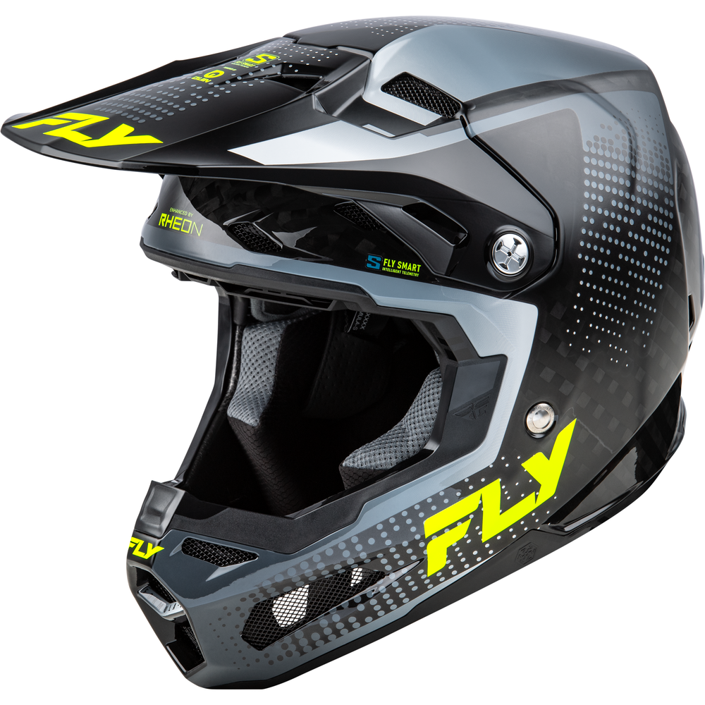 Yth Formula S Carbon Protocol Hlmt Blk Carbon/Grey/Hi Vis Yl