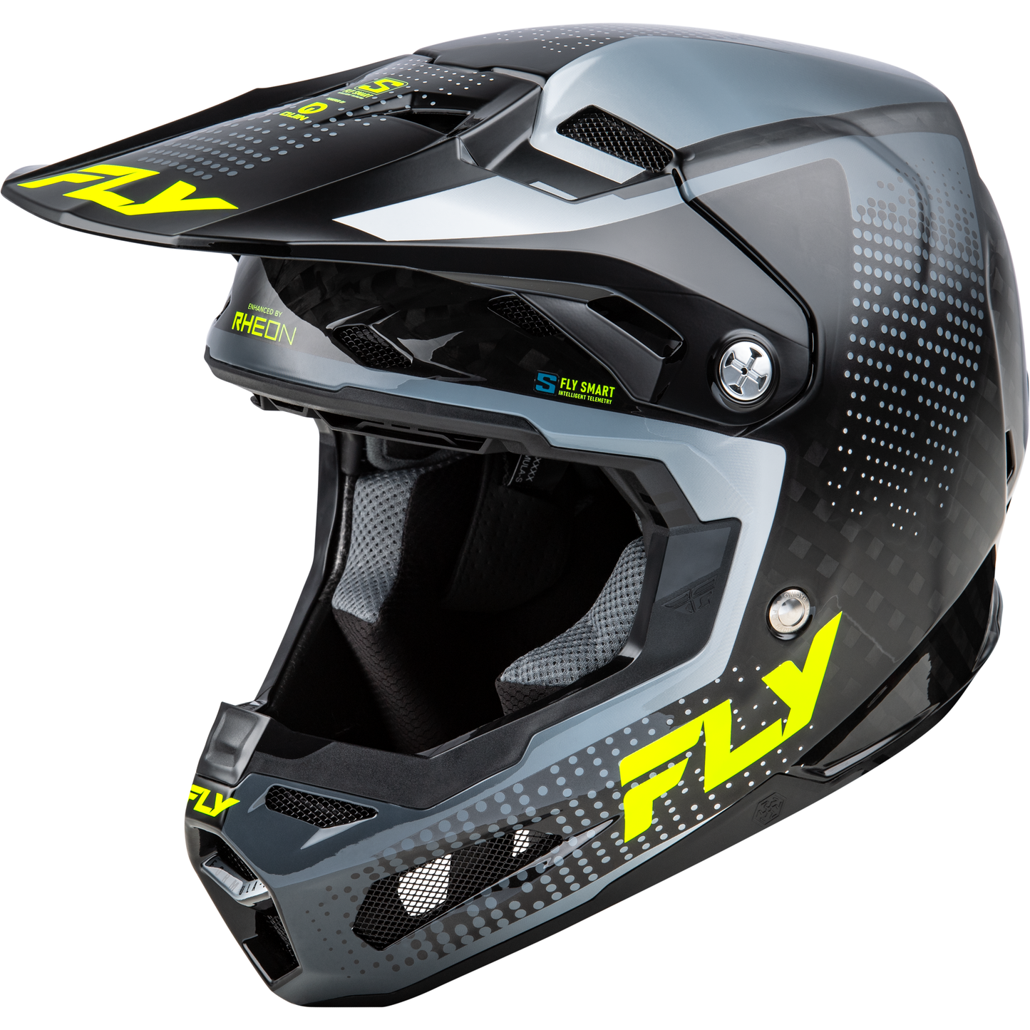 Yth Formula S Carbon Protocol Hlmt Blk Carbon/Grey/Hi Vis Yl