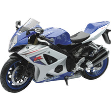 Replica 1:12 Super Sport Bike 08 Suzuki Gsx R1000 Blue