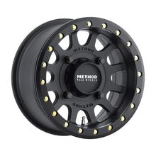 Method MR401 UTV Beadlock 15x7 / 4+3/13mm Offset / 4x136 / 106mm CB Matte Black Wheel