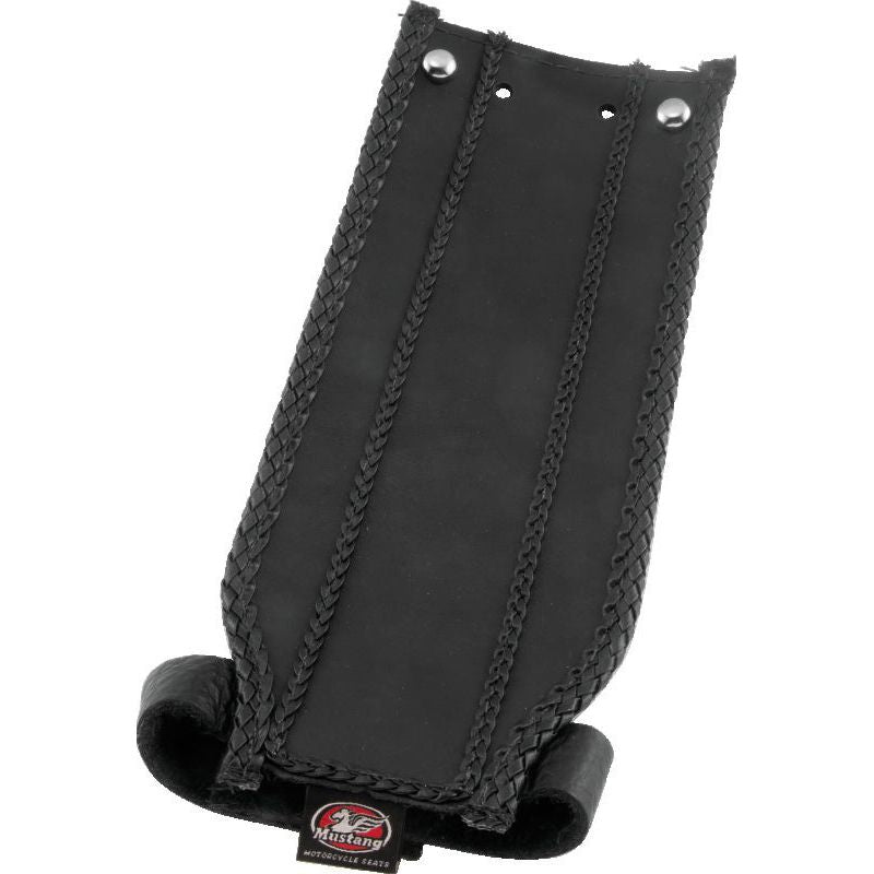 Mustang 18-21 Harley Street Bob Wide Tripper Solo Seat w/ Driver Backrest - Brown