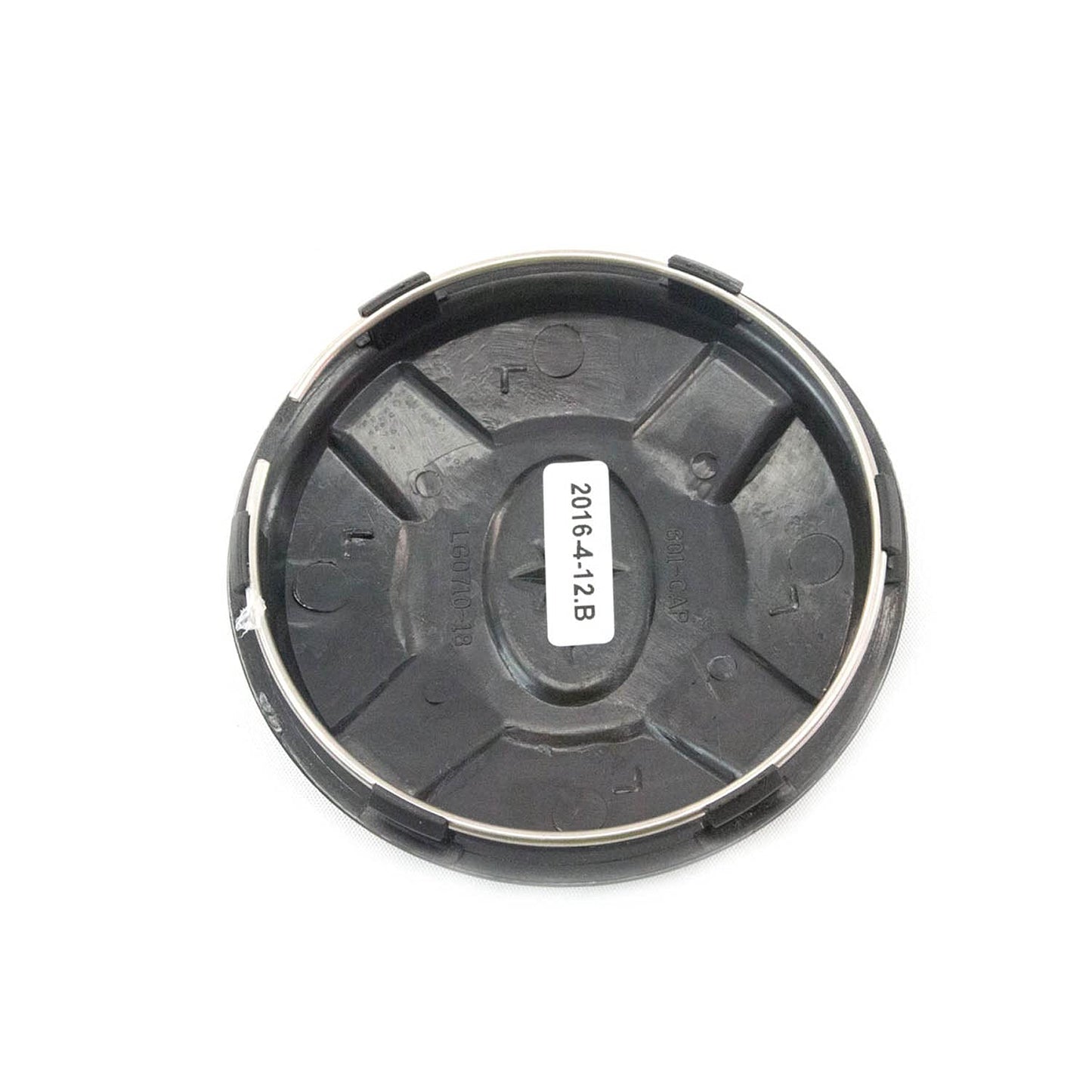 Polaris ATV Hub Cover, Flash Black, Genuine OEM Part 5438120-655, Qty 1