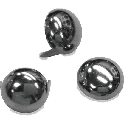 Mustang Studs 12.5mm (Bag of 20) - Chrome