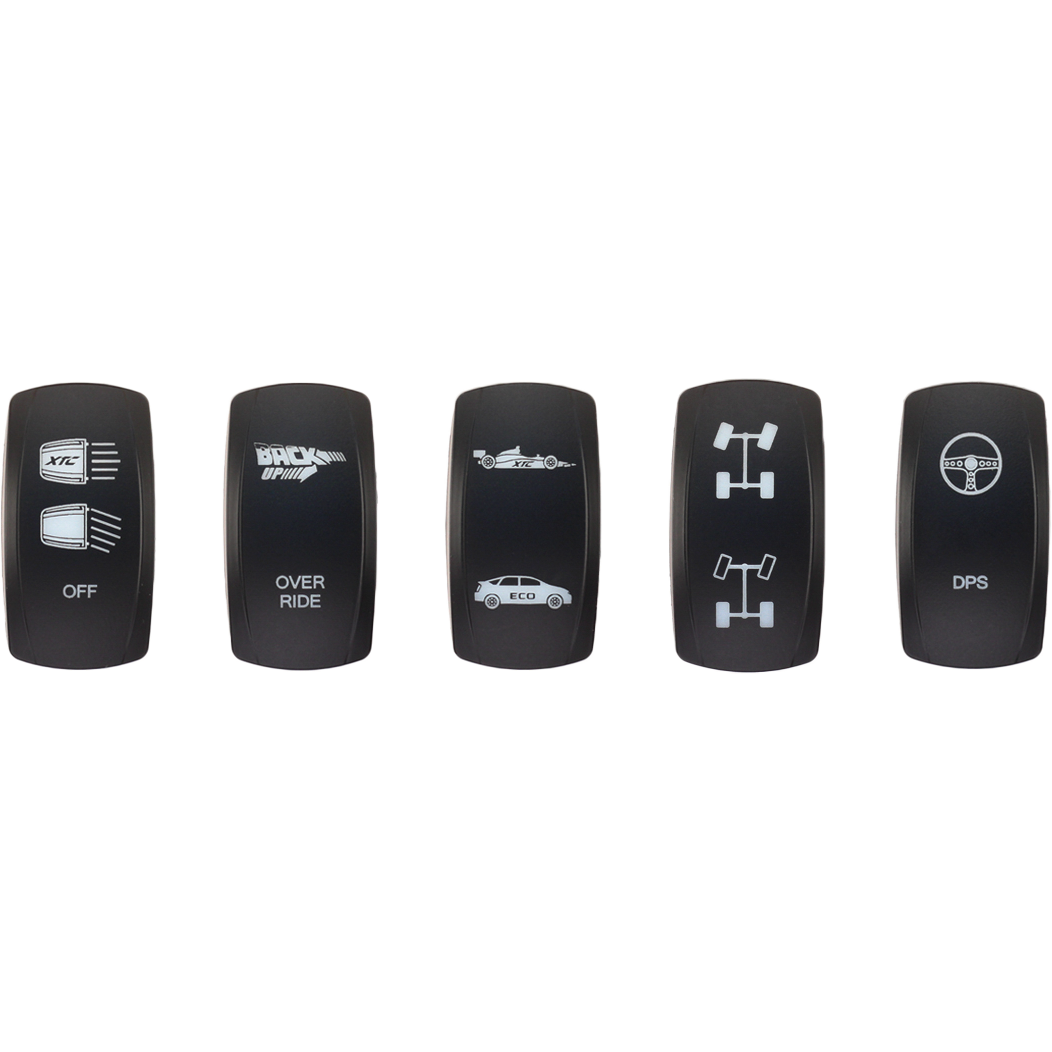 Dash Switch Rocker Faces 5/Pk X3 Replacement