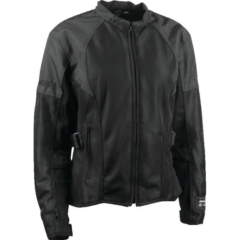 Speed and Strength Radar Love Mesh Jacket Black/Black Womens - Small