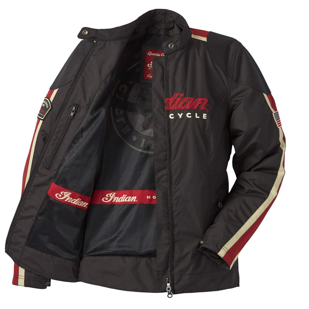 
                      
                        Indian Motorcycle Women's Textile 1901 V2 Jacket, Black - 3XL
                      
                    