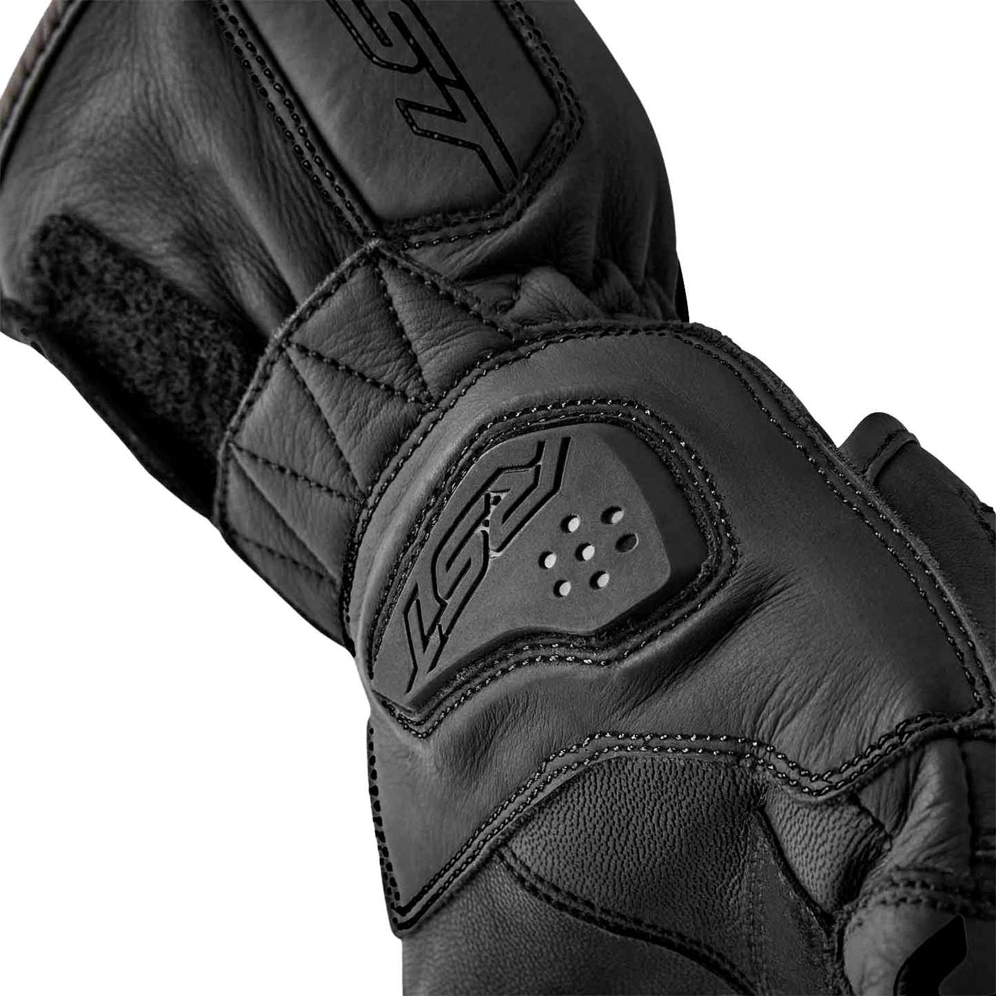 Womens S1 Glove Black Leather Lg