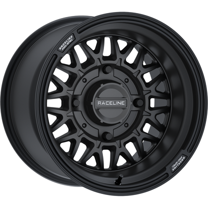 Raceline Omega 15x10 4/137 5+5 (0mm) Satin Black