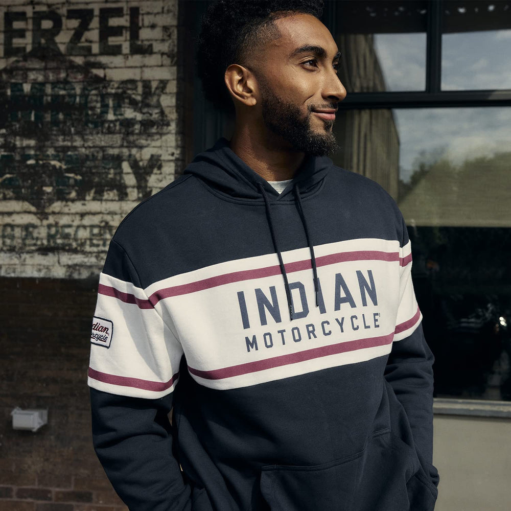 
                      
                        Indian Motorcycle Men's Pullover Hoodie Sweatshirt, Navy
                      
                    