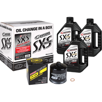 Sxs Quick Change Kit 10w50 With Black Oil Filter