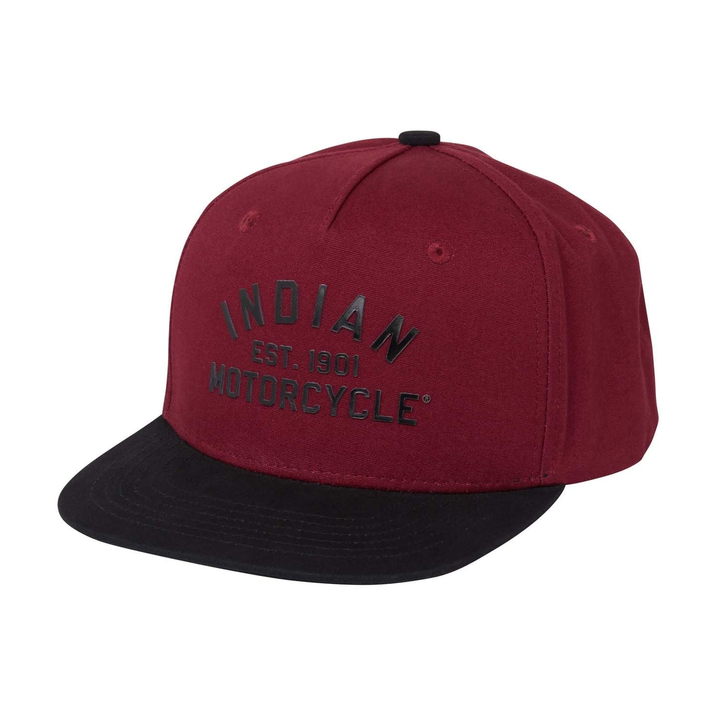 Indian Motorcycle Port and Black Logo Flat Peak Cap, Multi - O/S - 2833444