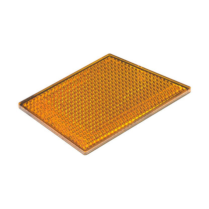 Polaris GEM Rhombus Reflector, Left, Amber, Genuine OEM Part 5451345, Qty 1