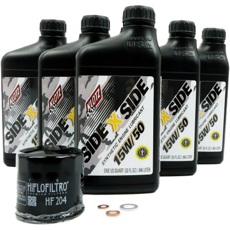 Sidexside Oil Change Kit 15w50 /W Oil Filter Yam