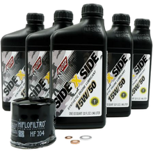 Sidexside Oil Change Kit 15w50 /W Oil Filter Yam