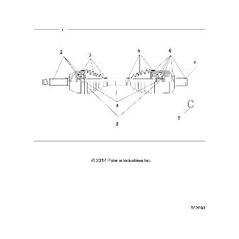 Polaris Ranger Off Road Heavy Duty Front Halfshaft, Part 1337243