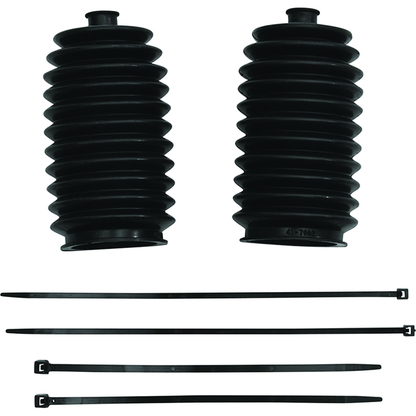 QuadBoss 17-19 Polaris ACE 500 Steering Rack Tie Rod Assembly Kit - Replacement Race Boot