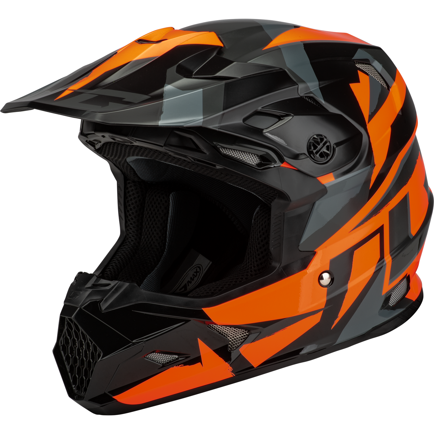 Mx 96 Splinter Helmet Black/Orange 2x