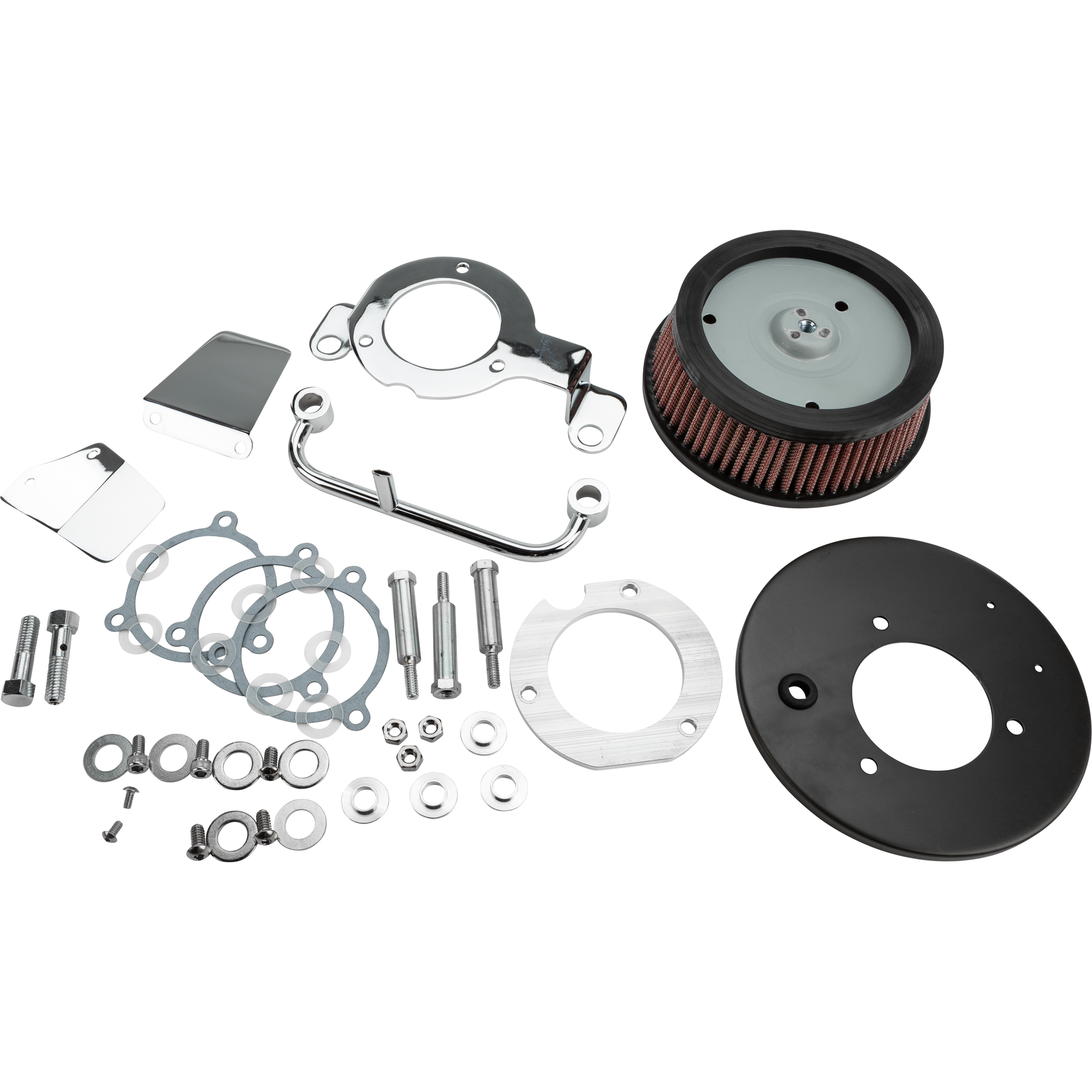 M8 Round Hi Perform Chrome A/C And Breather Kit