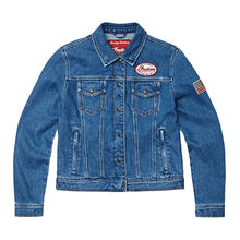 Indian Motorcycle Women's Denim Jacket, Blue - S - 286284502