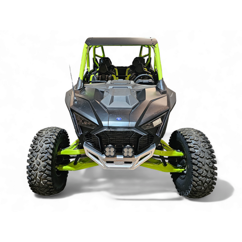 Elektric Offroad 2022-2025 Polaris Rzr Pro R/ Pro S/Turbo R Billet Front Winch Bumper Anodized Clear