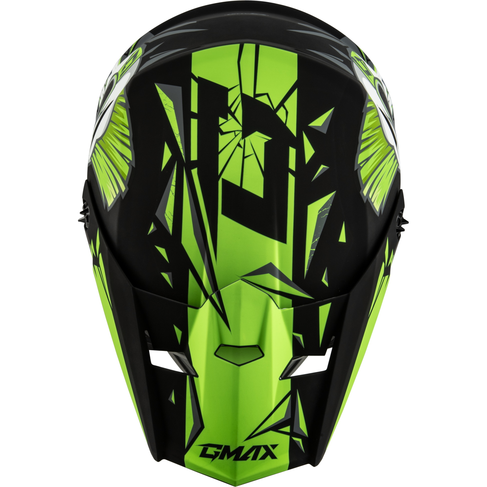 Youth Mx 46y Unstable Helmet Matte Black/Green Yl