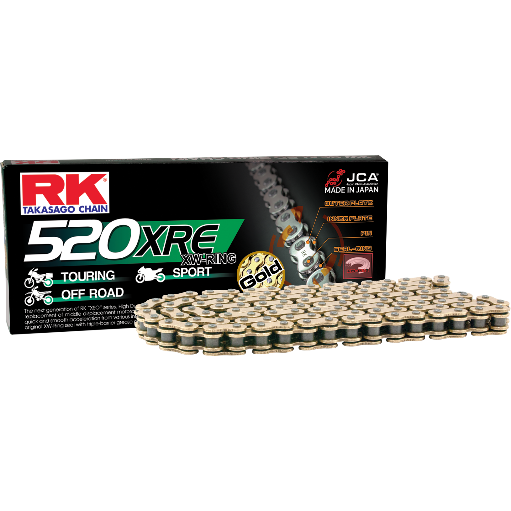 Gb520xre Drive Chain Gold 520 X 120