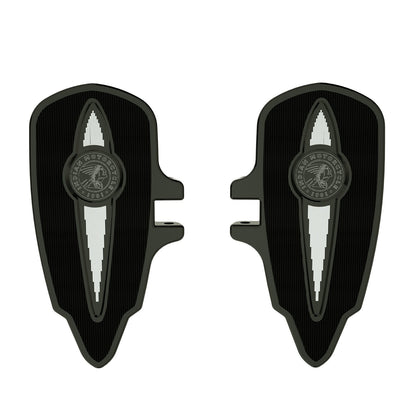 2014-2020 GENUINE INDIAN CHIEF SPRINGFIELD CHIEFTAIN ROADMASTER CHALLENGER BLACK BILLET PASSENGER FLOORBOARDS 2882866-468