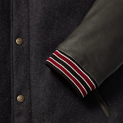 Indian Motorcycle Men's Varsity 2 Gray Jacket