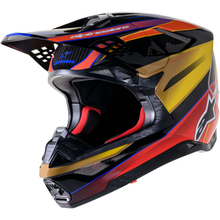 Supertech S M10 Era Helmet Gold Ylw/Rio Red Glossy Lg