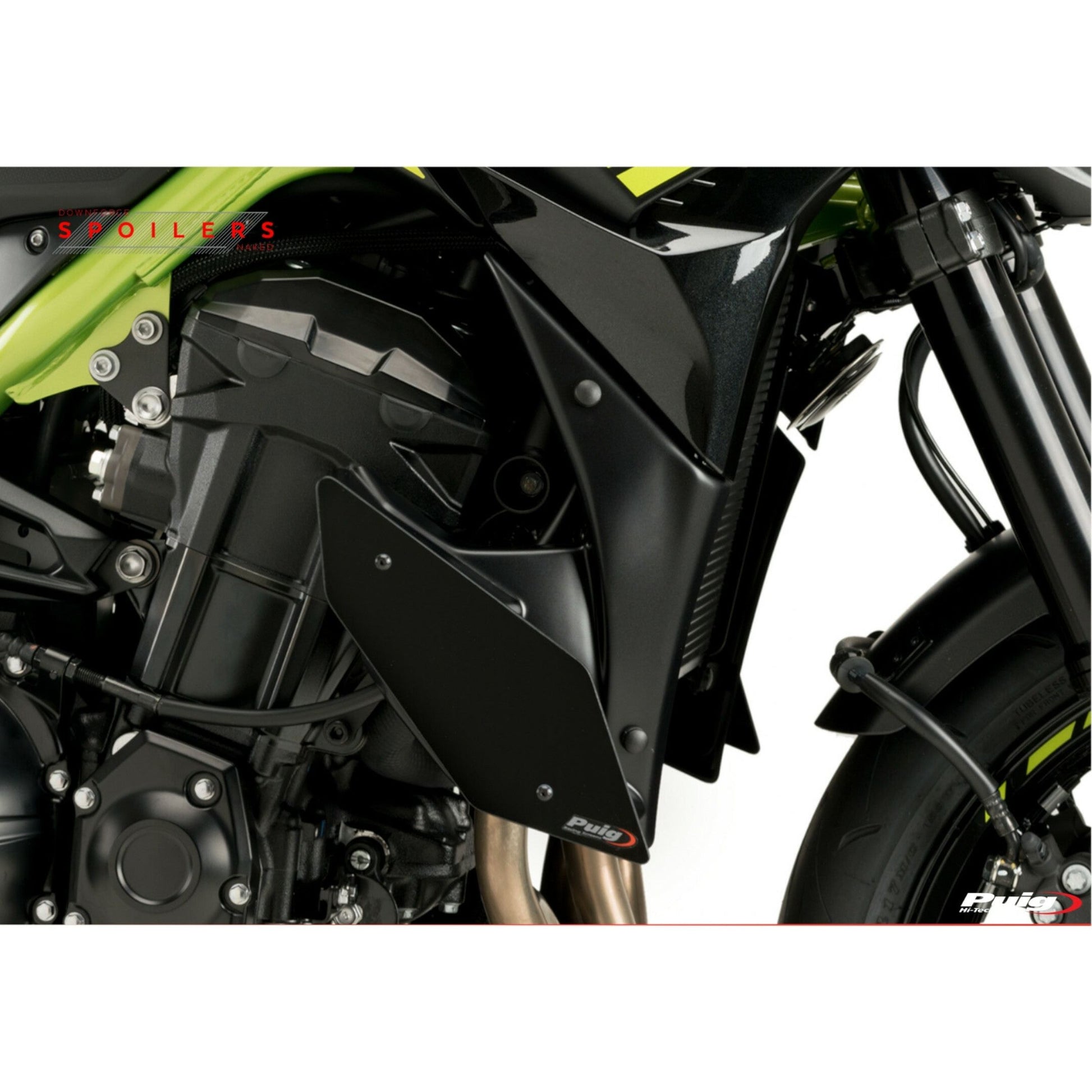 Downforce Side Spoilers Black Kaw