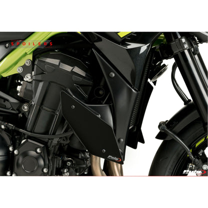 Downforce Side Spoilers Black Kaw