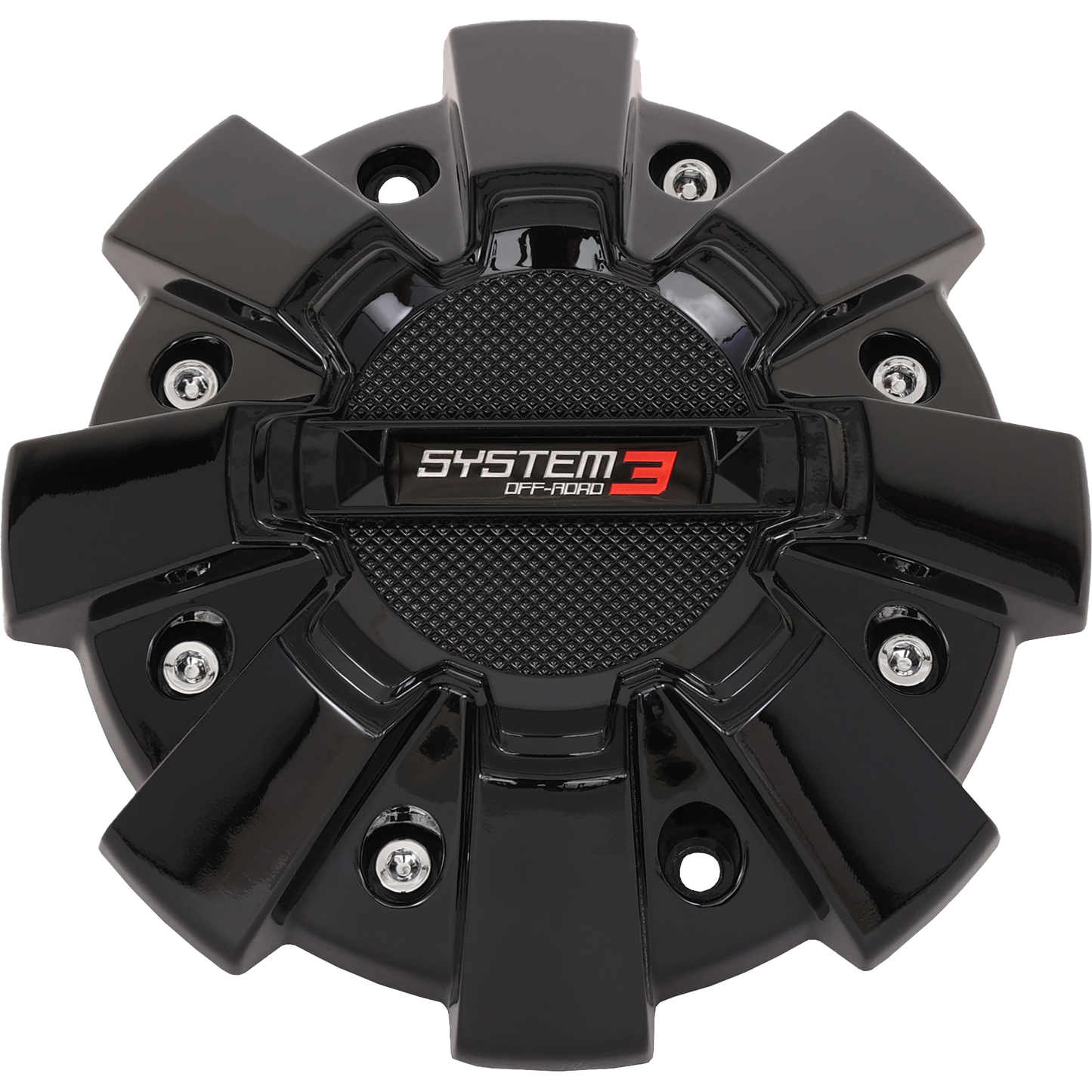 St7 Center Cap Dual Fit Bolt In Gloss Black
