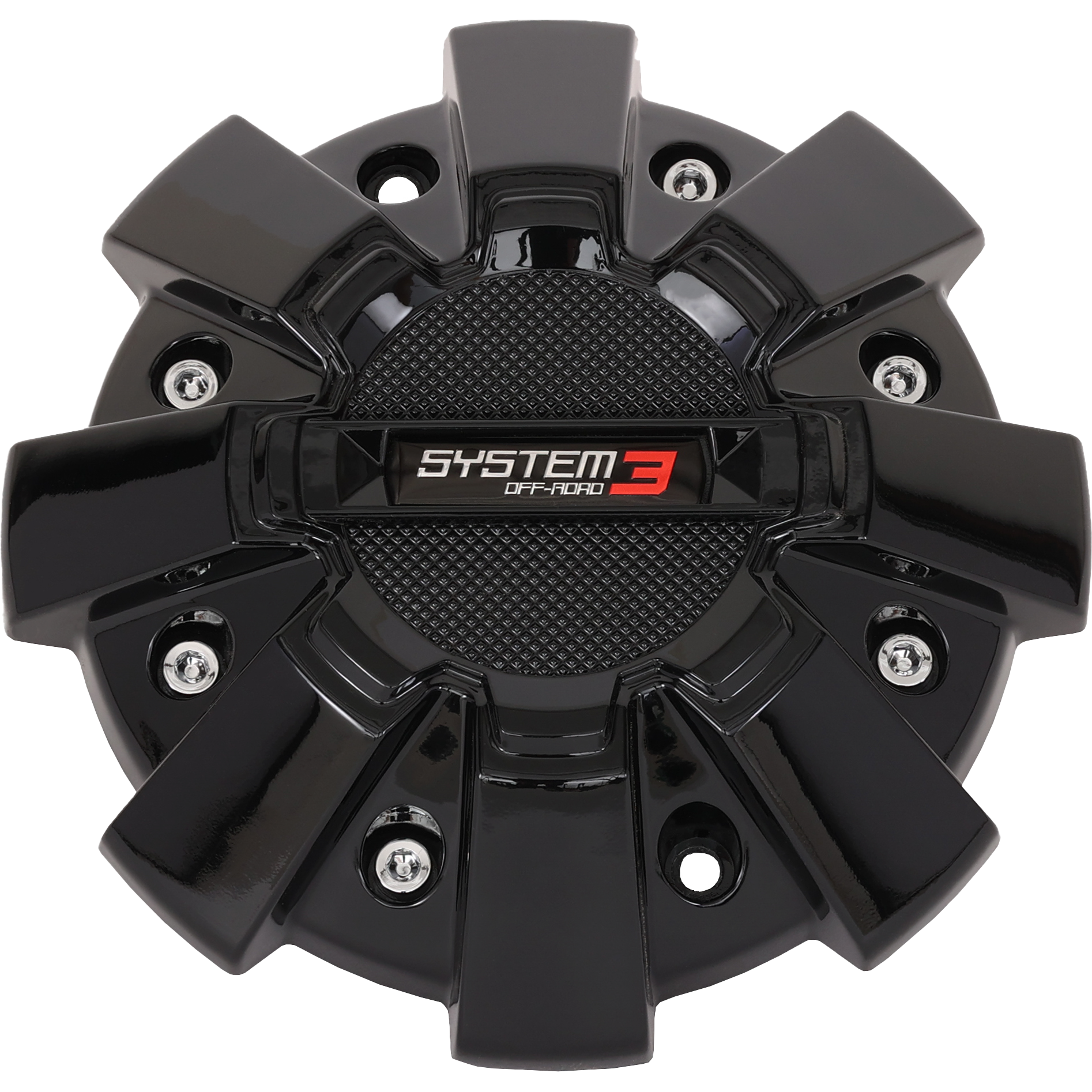 St7 Center Cap Dual Fit Bolt In Gloss Black