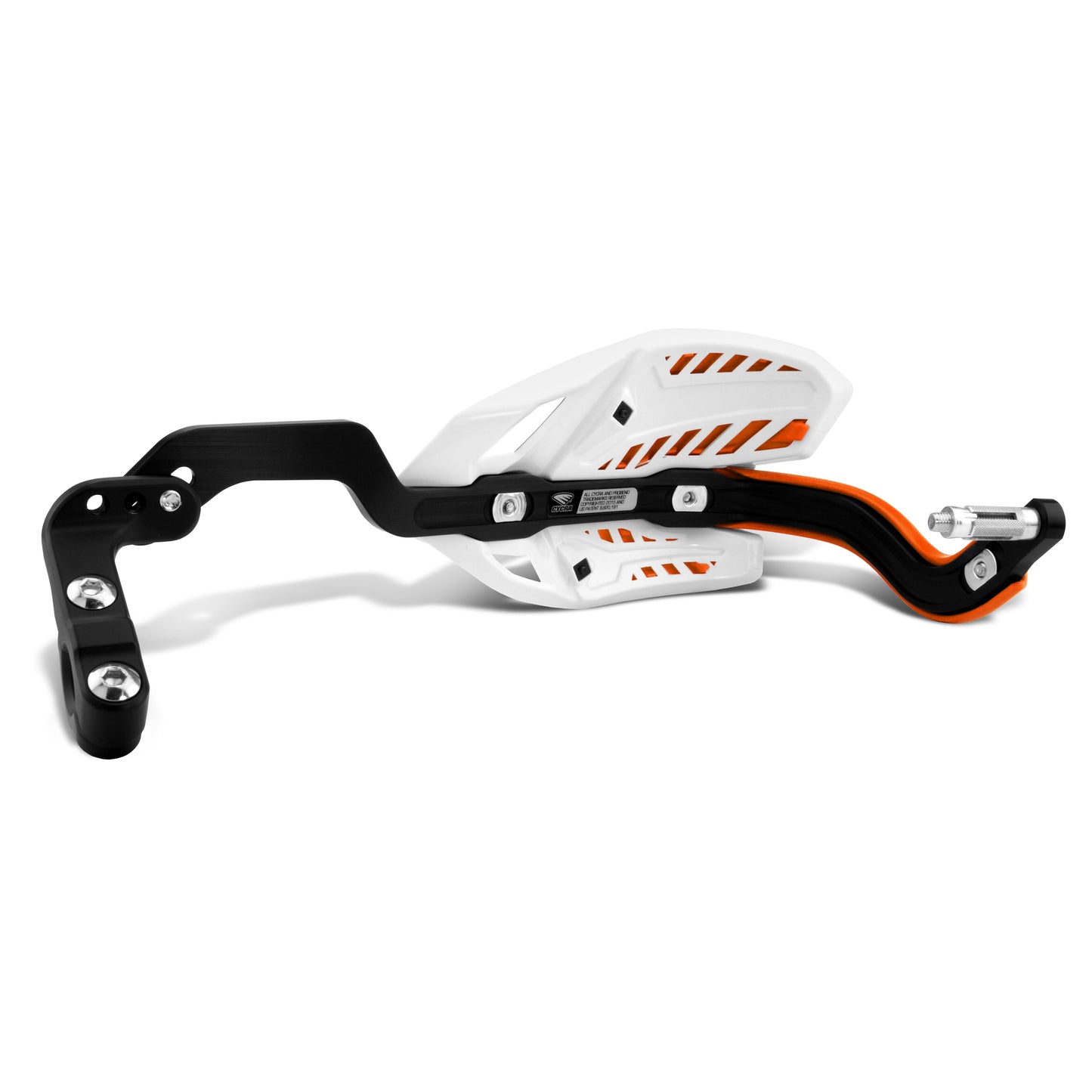 Crm Wrap Around Handguards 1 1/8" Clamp   White/Orange