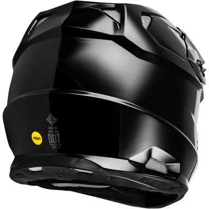 Mx 96 Solid Helmets Black Sm