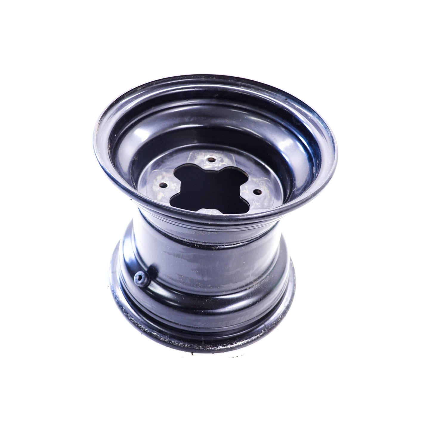 Polaris RZR Rim, Rear, Medium Gloss Black, Genuine OEM Part 0452675-067, Qty 1