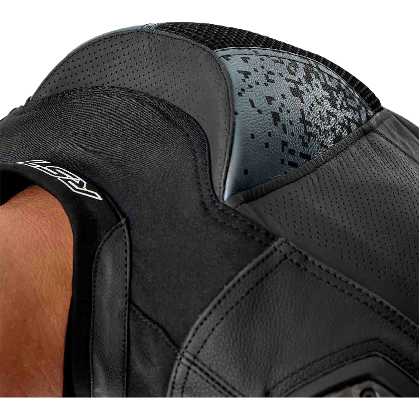 Ps Supersport K D3o Jacket Grey/Black Leather Lg