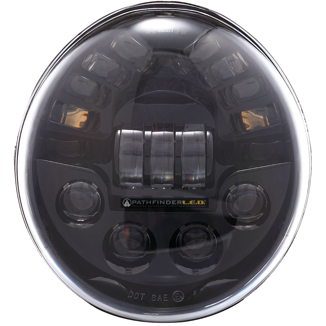 V Rod Headlight Black