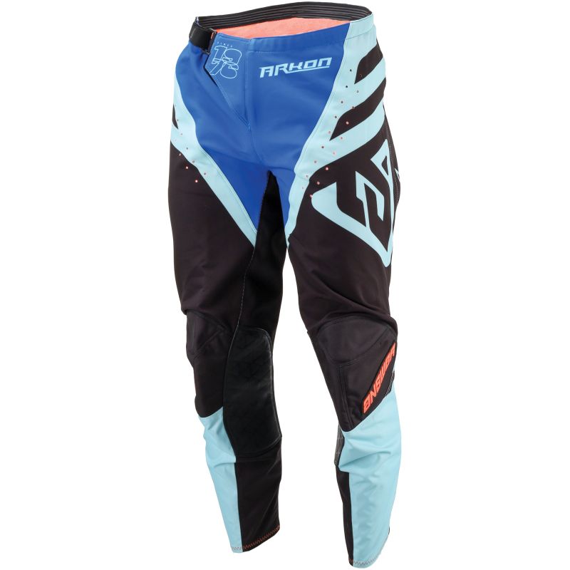 Answer 25 Arkon Nitrus Pants Blue/Black/Hyper Orange Youth Size - 24