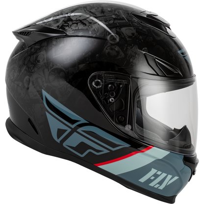 Sentinel Mech Helmet Black/Grey/Red Md