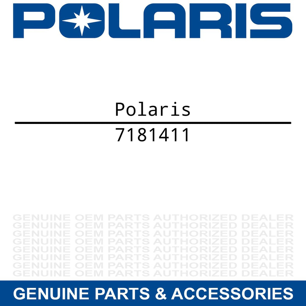 Polaris ATV Side Decal, Left, Outlaw 50, Genuine OEM Part 7181411, Qty 1