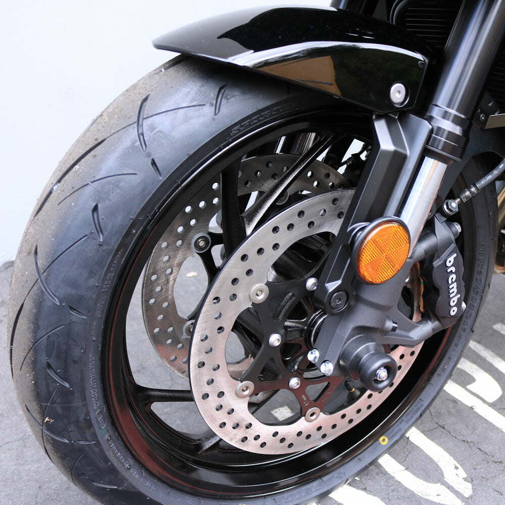 Front Axle Sliders Black