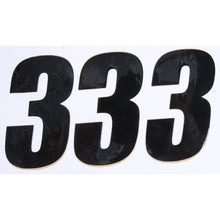 Number 3 Black 4" 3/Pk
