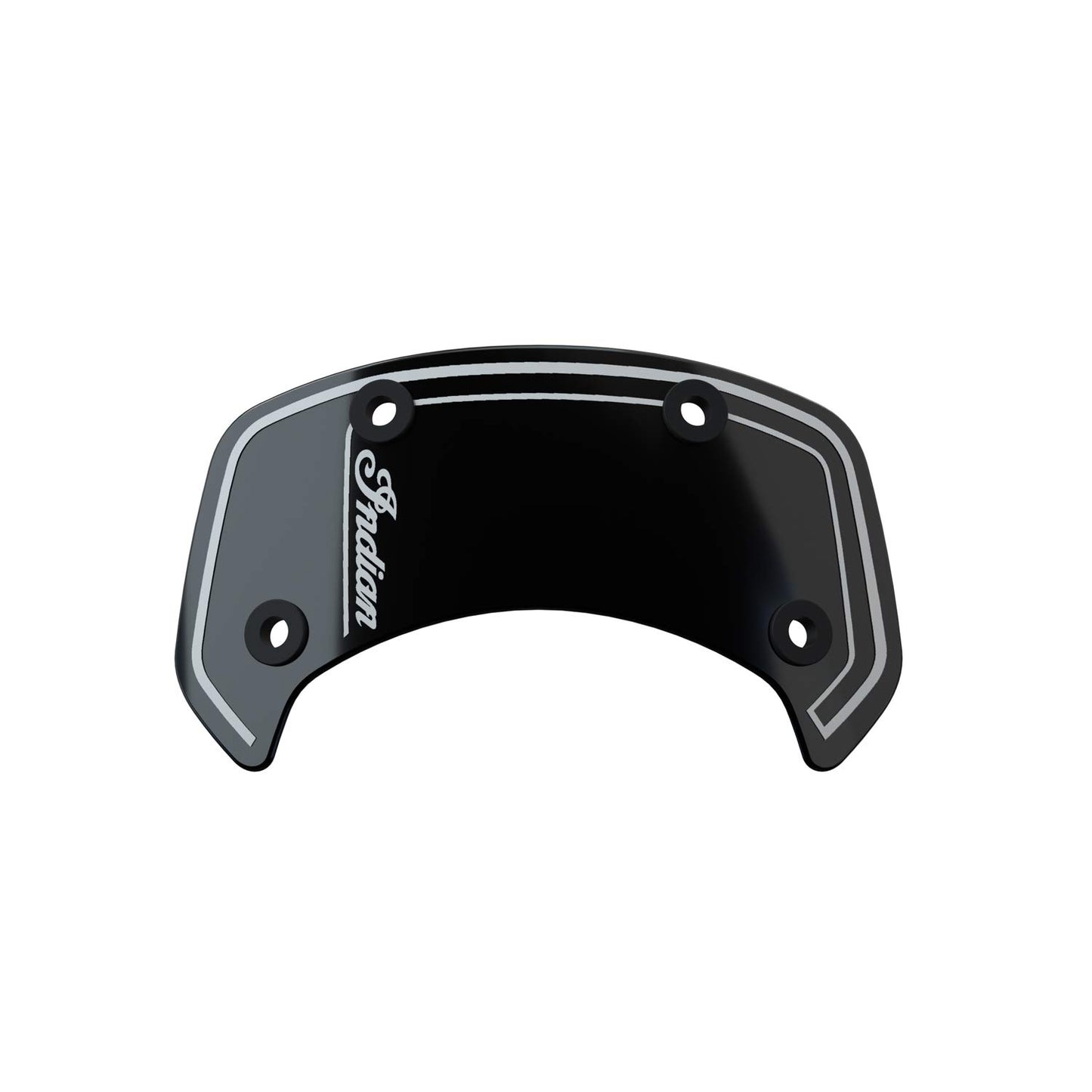 Indian Motorcycle Polycarbonate Low Windshield with Headlight Cowl, Clear - 2884010