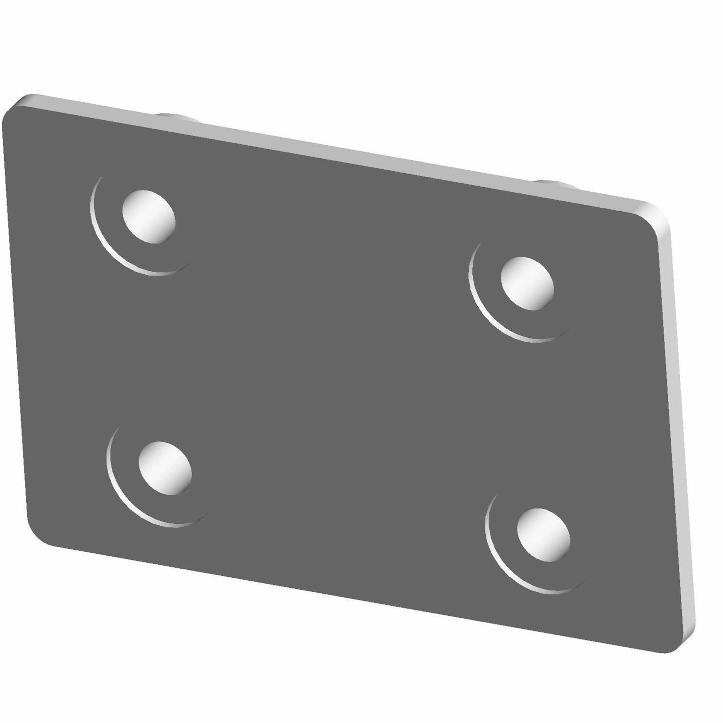 Indian Motorcycle Backup Hinge Plate, Black, Genuine OEM Part 1021174, Qty 1