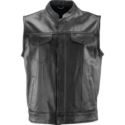 Kuryakyn Leather By River Road Vandal Club Vest Black - 4XL