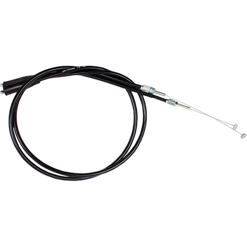 Black Vinyl Throttle Push Pull Cable Set