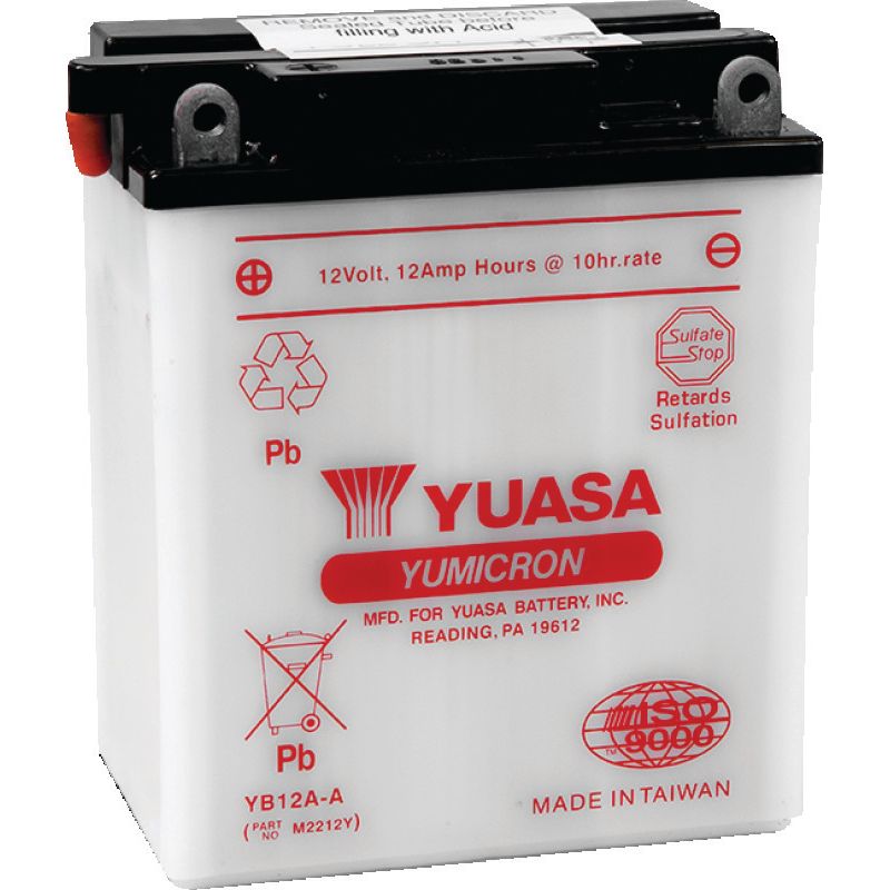 Yuasa YB12A-A Yumicron 12-Volt Battery