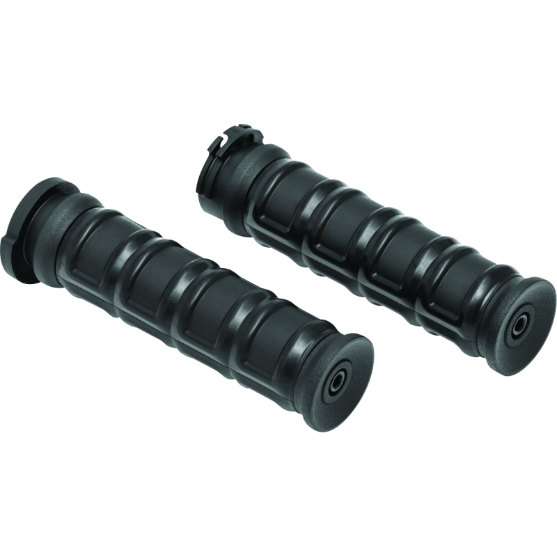 Kuryakyn Dillinger Grips Dual Cable Satin Black